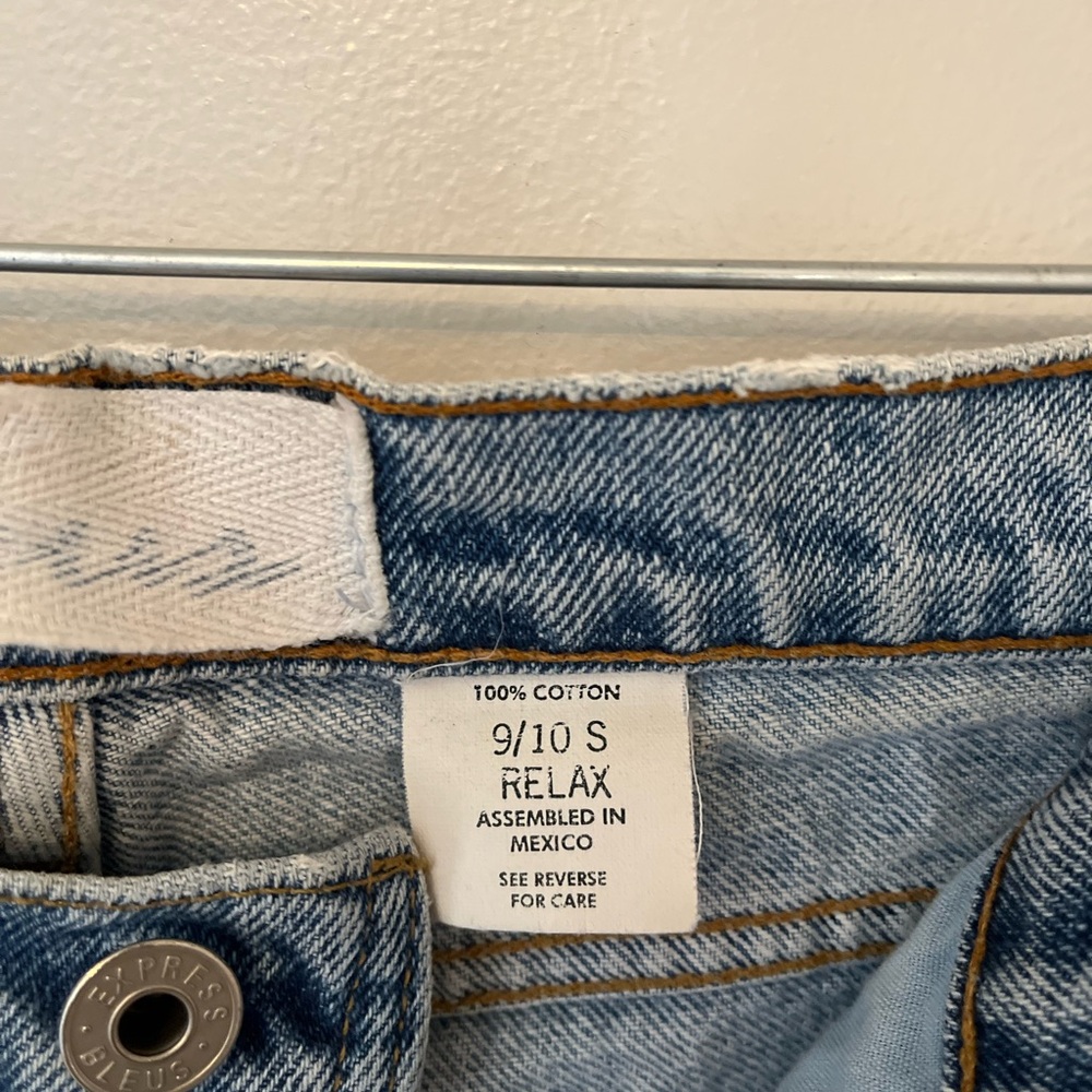 Express BLUES Relaxed Fit Jeans Size 9/10 – Classic Vintage Style - Picture 11 of 11